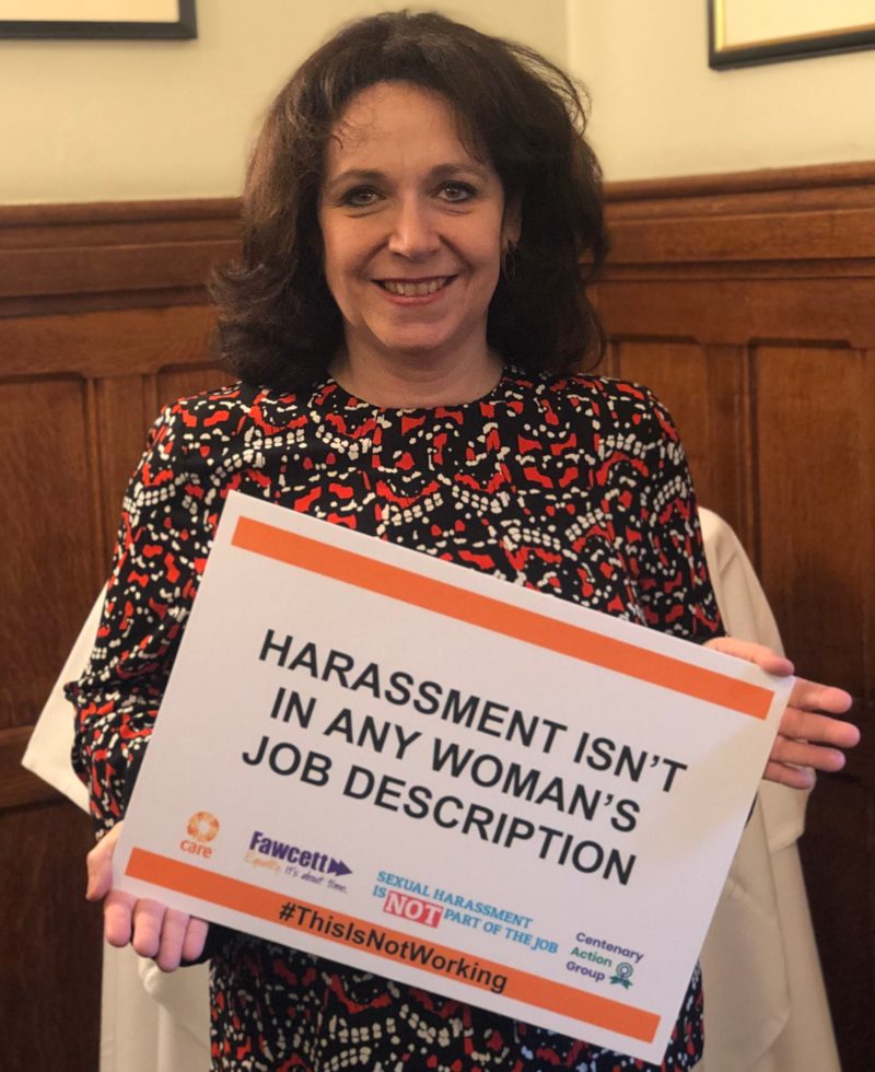 Standing up against harassment