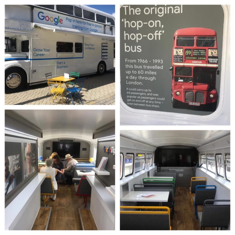 Google digital bus visits Sunderland