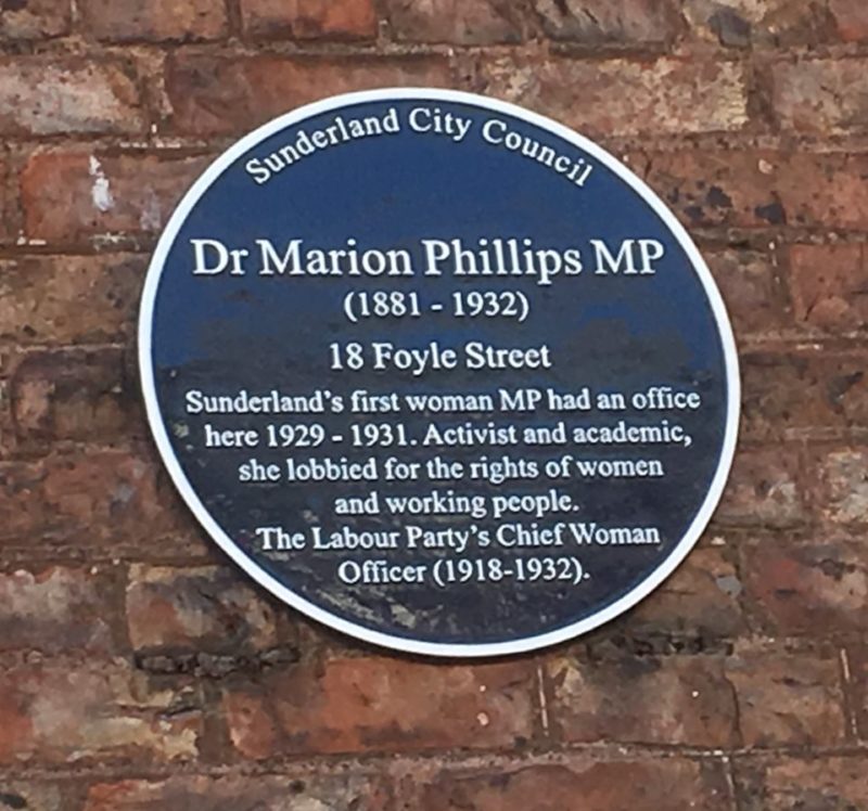 marion phillips blue plaque